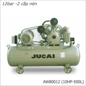 MÁY NÉN KHÍ JUCAI 2 CẤP 10HP AW80012-500L